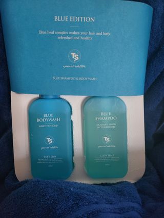 TS 블루에디션(샴푸200ml+바디워시200ml SET) — 5점을 준 리뷰어가 2023년 7월 올린 사용 사진