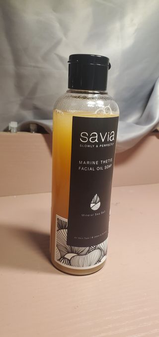 오바코 SAVIA MARINE THETIS FACIAL OIL SOAP — 3점을 준 리뷰어가 2022년 2월 올린 사용 사진