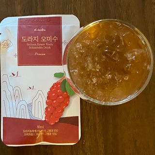 [K-doraji] Omija Berry Drink–80ml pouches of Bellflower Root Concentrate with Omija Berry — 5점을 준 리뷰어가 2021년 8월 올린 사용 사진