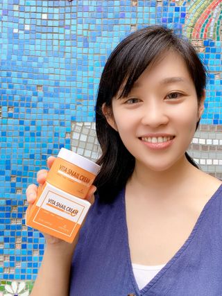 [THE SKIN HOUSE] Vita Snail Cream — 4.5점을 준 리뷰어가 2022년 11월 올린 사용 사진