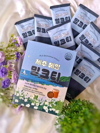 느랑풀 USA_ [neurangpul] JEJU BUCKWHEAT MILKTEA 30g*10 — 5점을 준 리뷰어가 2025년 7월 올린 사용 사진