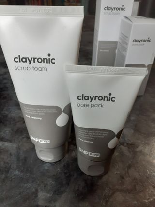 클레이로닉 스크럽 폼 120g + 포어팩 55ml 세트 — 5점을 준 리뷰어가 2021년 8월 올린 사용 사진