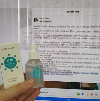 메타포레 12PM 브라이트닝 세럼 — 5점을 준 리뷰어가 2021년 6월 올린 사용 사진