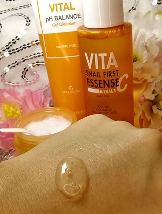 Vita Snail Trio Set [First Essence, Cream, Gel Cleanser] — 5점을 준 리뷰어가 2021년 9월 올린 사용 사진