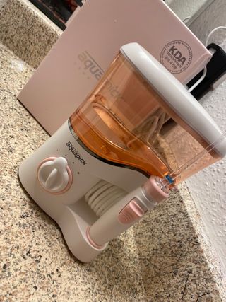 Aquapick AQ-350 물 Flosser 전기 치과 수조 치아 용 전문 구강 세정기 — 5점을 준 리뷰어가 2022년 4월 올린 사용 사진
