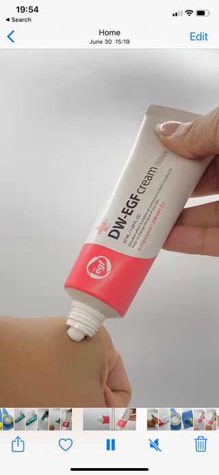이지듀 DW-EGF 크림 프레섬 RX 1.69 FL.Oz — 5점을 준 리뷰어가 2021년 7월 올린 사용 사진