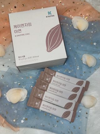 [쿠누트라] K・ENZYME 아연 카카오/3gx30 파우더 스틱 — 4.5점을 준 리뷰어가 2023년 2월 올린 사용 사진