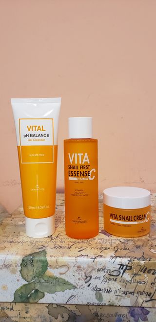 Vita Snail Trio Set [First Essence, Cream, Gel Cleanser] — 5점을 준 리뷰어가 2021년 9월 올린 사용 사진