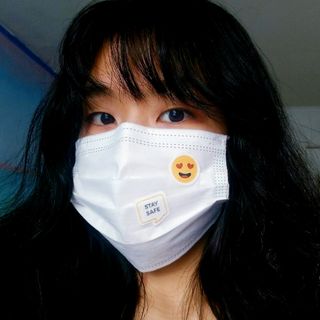 르무통 스피치 버블 아로마 마스크 패치 — 5점을 준 리뷰어가 2021년 4월 올린 사용 사진