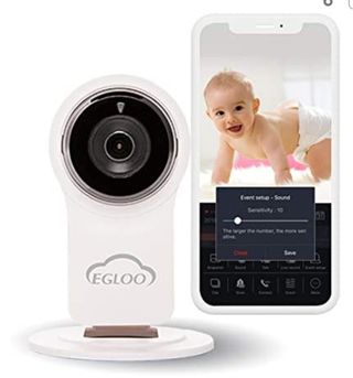 온습도 모니터와 스마트 리모컨이 탑재된 EGLOO cam S4 1080P Wi-Fi 스마트 카메라 — 4점을 준 리뷰어가 2021년 6월 올린 사용 사진