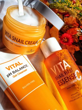Vita Snail Trio Set [First Essence, Cream, Gel Cleanser] — 5점을 준 리뷰어가 2021년 9월 올린 사용 사진