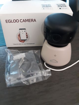 온습도 모니터와 스마트 리모컨이 탑재된 EGLOO cam S4 1080P Wi-Fi 스마트 카메라 — 3.5점을 준 리뷰어가 2021년 9월 올린 사용 사진