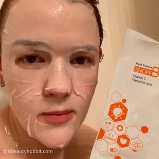 트리티스 [Treatis] Facial Sheet Mask — 5점을 준 리뷰어가 2021년 2월 올린 사용 사진