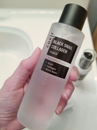 [Coxir] Black Snail Collagen Toner — 5점을 준 리뷰어가 2021년 12월 올린 사용 사진