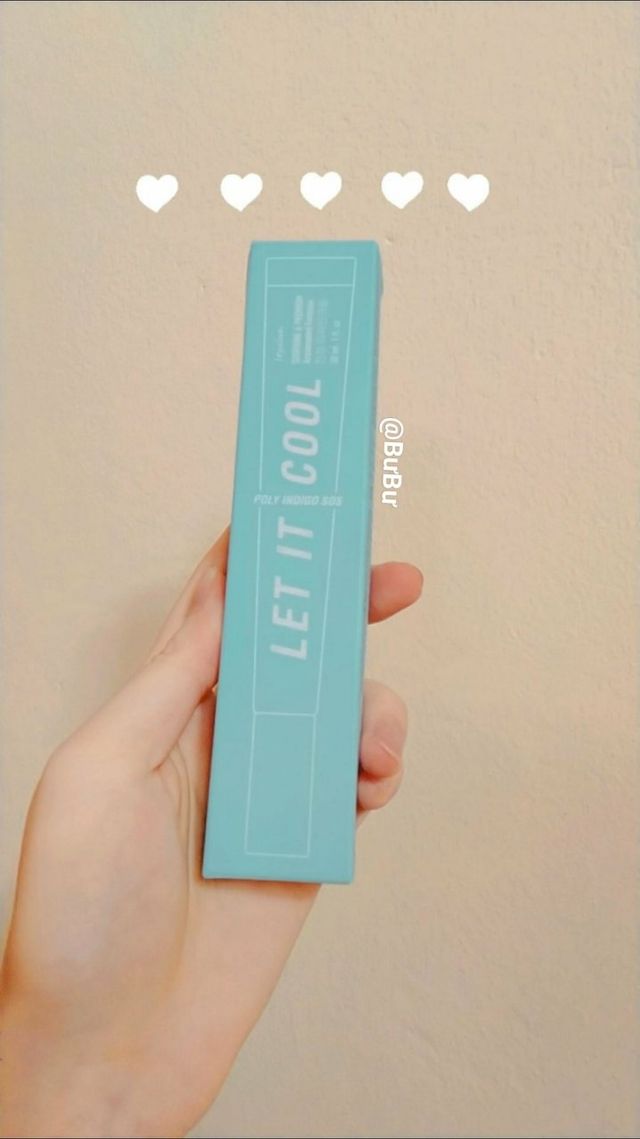 렛잇쿨 폴리인디고 진정 리파인 크림 리뷰 사진