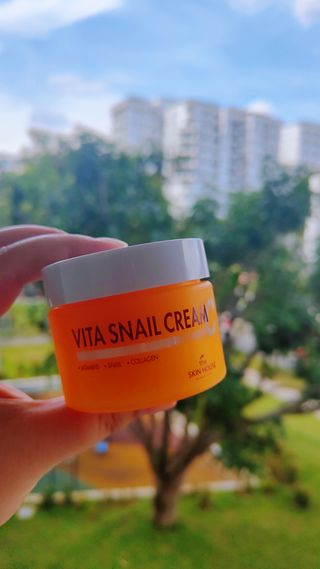 [THE SKIN HOUSE] Vita Snail Cream — 4.5점을 준 리뷰어가 2022년 11월 올린 사용 사진