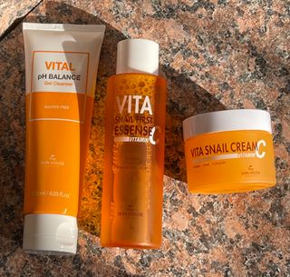 Vita Snail Trio Set [First Essence, Cream, Gel Cleanser] — 5점을 준 리뷰어가 2021년 8월 올린 사용 사진