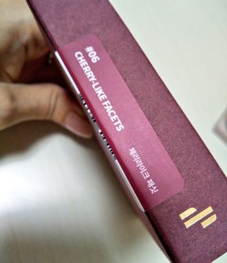 하트퍼센트 Heart Percent Dote on Mood Eye Palette CHERRY-LIKE FACETS — 5점을 준 리뷰어가 2021년 11월 올린 사용 사진