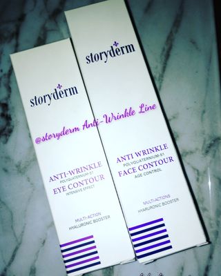 [스토리덤] 안티 링클 아이 컨투어 15ml + 안티 링클 페이스 컨투어 50ml — 3점을 준 리뷰어가 2023년 8월 올린 사용 사진