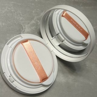 TONEfitSUN 쿠션 12g 비건 톤업 선쿠션 한국산 SPF 50+/ PA++++ — 5점을 준 리뷰어가 2023년 6월 올린 사용 사진