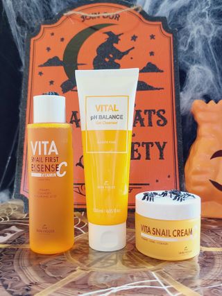 Vita Snail Trio Set [First Essence, Cream, Gel Cleanser] — 4점을 준 리뷰어가 2021년 9월 올린 사용 사진