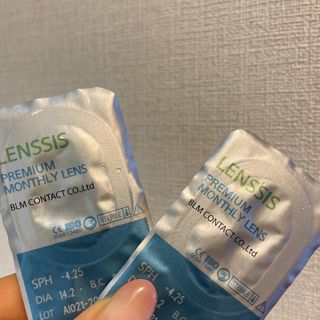 [렌시스] 이에베도 블루 베도 사용할 자연스럽게 익숙해 지 카라 콘 # 에이 린 시리즈 1 개월 용 컬러 4 색 — 5점을 준 리뷰어가 2021년 6월 올린 사용 사진