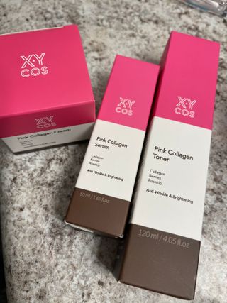 Pink Collagen Line [Toner, Serum, Cream] — 5점을 준 리뷰어가 2021년 10월 올린 사용 사진