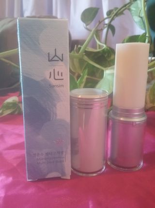 산심 명연수 멀티 스틱 밤 0.38oz 수분 스틱 집중 주름 케어 — 4.5점을 준 리뷰어가 2022년 11월 올린 사용 사진