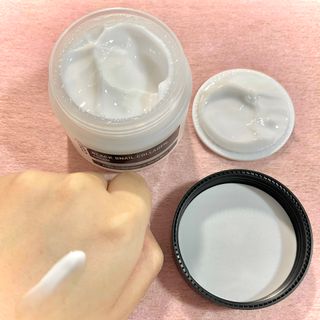 COXIR 블랙 스네일 콜라겐 크림 50ml &amp; 세라마이드 마이크로 더마 클렌저 120ml — 4.5점을 준 리뷰어가 2021년 8월 올린 사용 사진