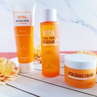 Vita Snail Trio Set [First Essence, Cream, Gel Cleanser] — 5점을 준 리뷰어가 2021년 9월 올린 사용 사진