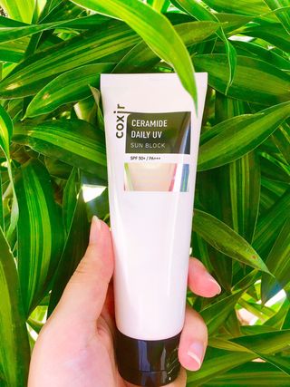 [Coxir] Ceramide Daily UV Sun Block — 4.5점을 준 리뷰어가 2022년 7월 올린 사용 사진