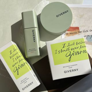 지베르니 밀착 커버 파운데이션 30ml + 밀착 커버 쿠션 본 제품 — 5점을 준 리뷰어가 2023년 9월 올린 사용 사진