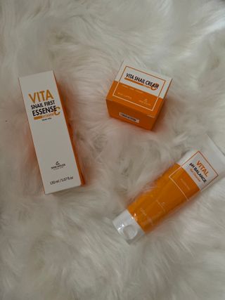 Vita Snail Trio Set [First Essence, Cream, Gel Cleanser] — 4.5점을 준 리뷰어가 2021년 9월 올린 사용 사진