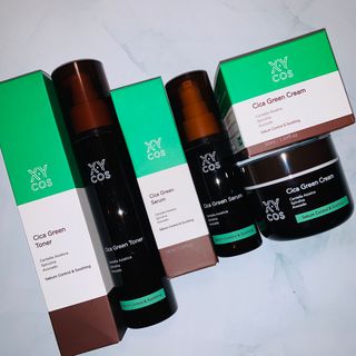 Cica Green Line [Toner, Serum, Cream] — 4.5점을 준 리뷰어가 2021년 9월 올린 사용 사진