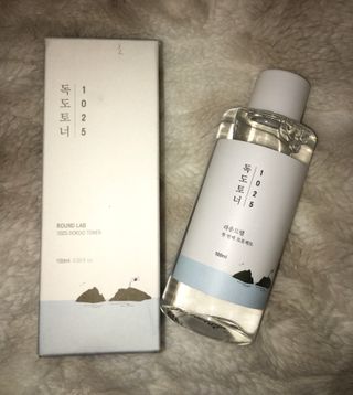 라운드 랩 1025 독도 토너 100ml — 5점을 준 리뷰어가 2021년 2월 올린 사용 사진