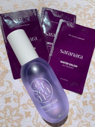 PERFUME HAZE HAIR &amp; BODY MIST 퍼퓸 헤이즈 헤어 &amp; 바디 미스트 — 4점을 준 리뷰어가 2023년 3월 올린 사용 사진