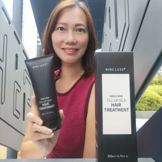 나인레스 매지나인 필 업 실크 트리트먼트 200ml 6.76 fl. 온스 유형에 남겨 — 5점을 준 리뷰어가 2022년 1월 올린 사용 사진