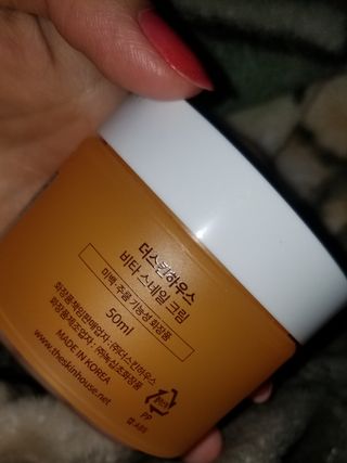 [THE SKIN HOUSE] Vita Snail Cream — 5점을 준 리뷰어가 2022년 4월 올린 사용 사진