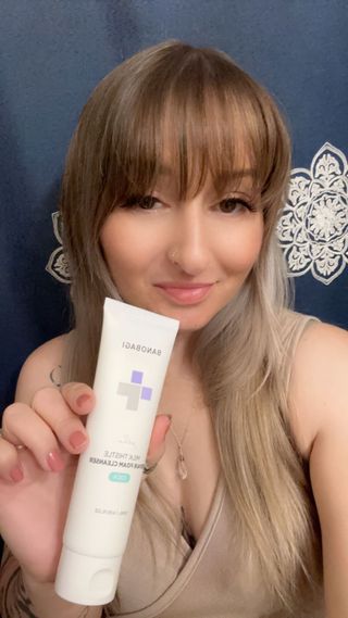 바노바기 코스메틱 바노바기 밀크씨슬 리페어 시카 폼 클렌저 플러스 120ml + 선스크린 플러스 50ml — 5점을 준 리뷰어가 2023년 8월 올린 사용 사진