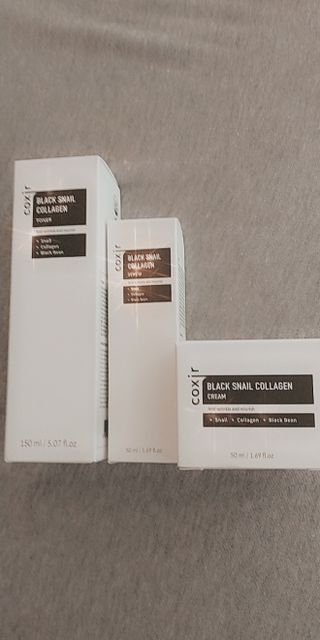 Black Snail Collagen Trio Set [Toner, Serum and Cream] — 5점을 준 리뷰어가 2021년 9월 올린 사용 사진