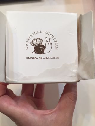 [THE SKIN HOUSE] Wrinkle Snail System Cream 100ml — 5점을 준 리뷰어가 2022년 1월 올린 사용 사진