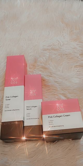 Pink Collagen Line [Toner, Serum, Cream] — 5점을 준 리뷰어가 2021년 10월 올린 사용 사진