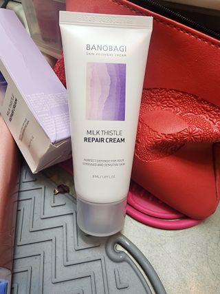 바노바기 코스메틱 바노바기 밀크 씨슬 리페어 크림 50ml — 4점을 준 리뷰어가 2023년 7월 올린 사용 사진