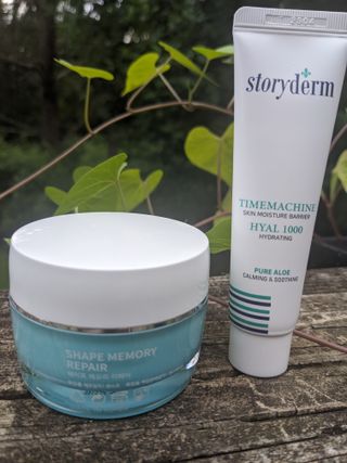 [스토리덤] 타임머신 하이알 1000 30ml + 쉐이프 메모리 리페어 크림 50ml — 5점을 준 리뷰어가 2023년 8월 올린 사용 사진
