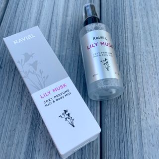 라비엘 RAVIEL 코지 퍼퓸 헤어 &amp; 바디 미스트 스프레이 2.7 fl oz(80ml), 릴리 머스크/튜브 로즈 — 4점을 준 리뷰어가 2022년 8월 올린 사용 사진