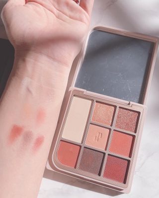하트퍼센트 Heart Percent Dote on Mood Eye Palette VERMILION FACET — 5점을 준 리뷰어가 2021년 11월 올린 사용 사진