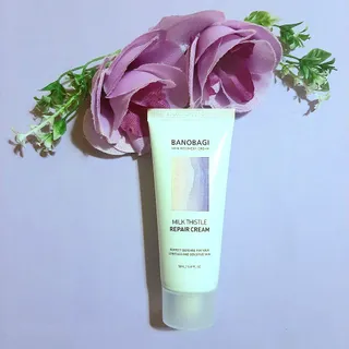 바노바기 코스메틱 바노바기 밀크 씨슬 리페어 크림 50ml — 5점을 준 리뷰어가 2023년 3월 올린 사용 사진
