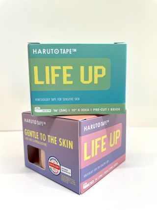HARUTO [앰배서더] 하루토 라이프 UP 엑스트라 센서티브 키네시올로지 테이프 — 5점을 준 리뷰어가 2023년 6월 올린 사용 사진