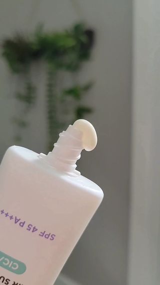 바노바기 코스메틱 바노바기 밀크씨슬 리페어 시카 폼 클렌저 플러스 120ml + 선스크린 플러스 50ml — 5점을 준 리뷰어가 2023년 8월 올린 사용 사진