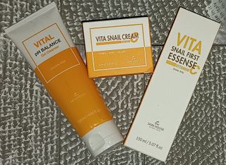 Vita Snail Trio Set [First Essence, Cream, Gel Cleanser] — 4점을 준 리뷰어가 2021년 9월 올린 사용 사진